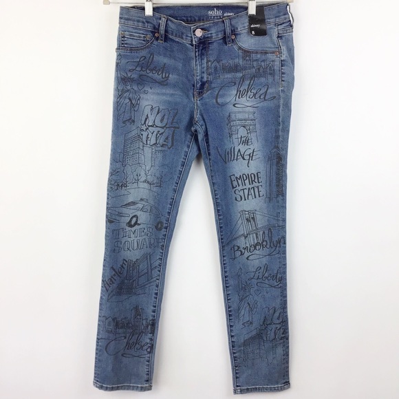 Soho Denim - NWT Soho New York Graffiti Jean Size 8